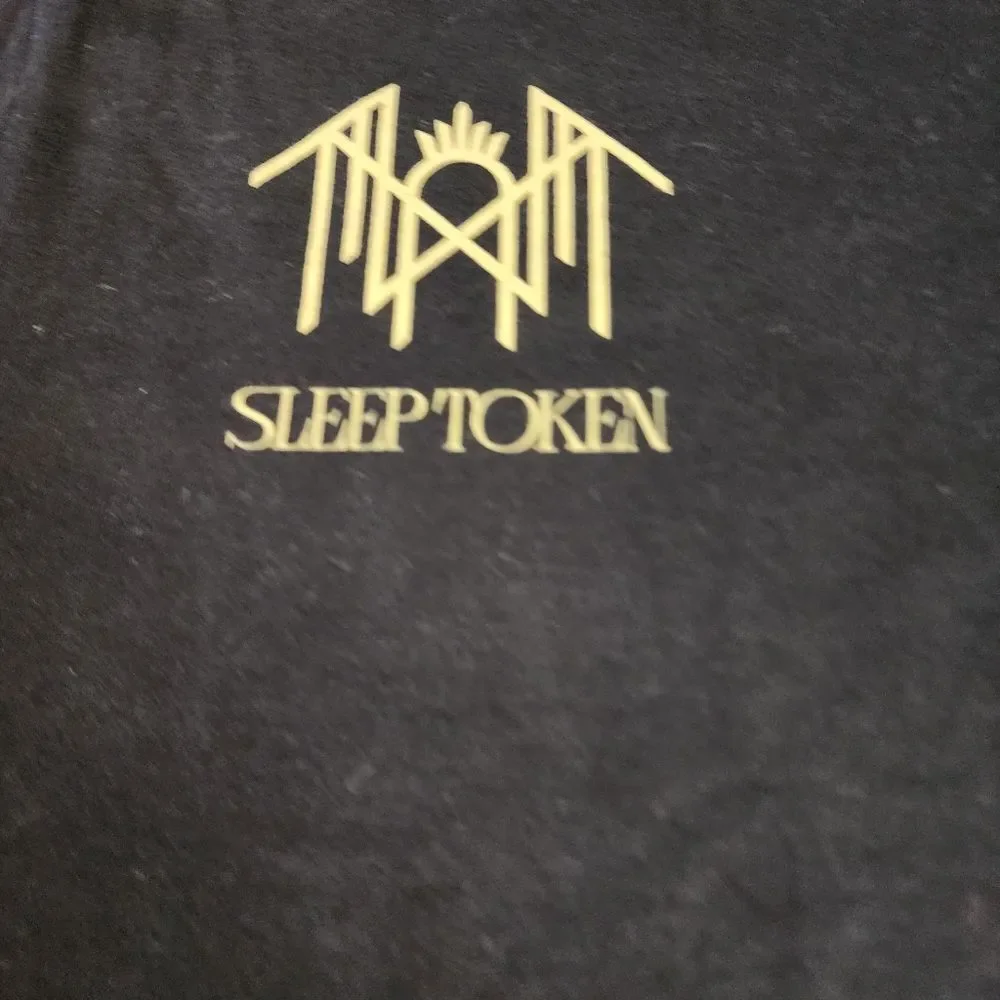 Sleep Token Black Tshirt With Graphics New Without Tags - Picture 3 of 6
